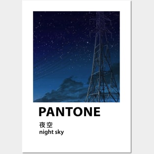 Anime Aesthetic Pantone Posters and Art